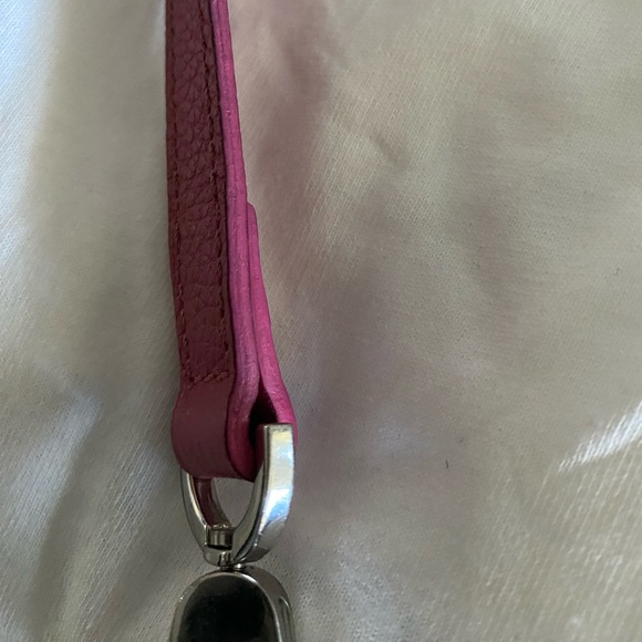 Authentic Longchamp Pink Leather Shoulder Bag - Picture 11 of 12